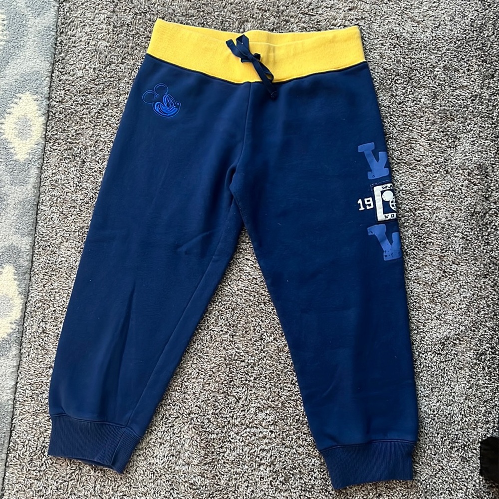 Like new! Disney Parks sweat capris size S.